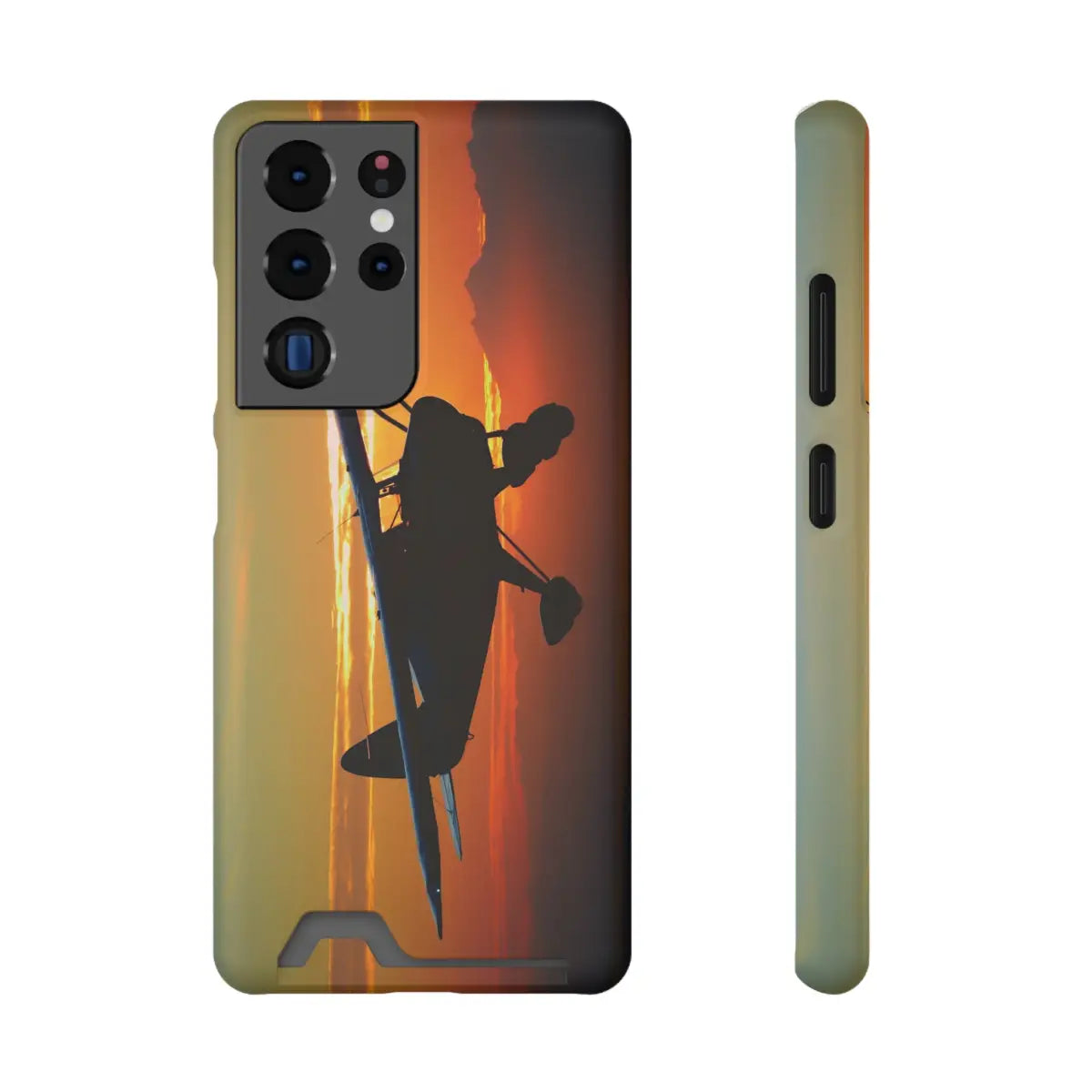 Stylish Airplane Phone Case with Card Holder - Perfect for Travel Lovers - Gifts pilots - Aviation apparel