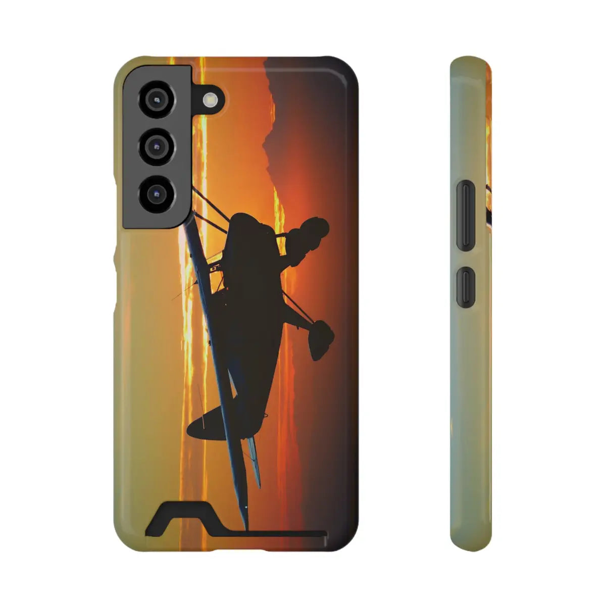 Stylish Airplane Phone Case with Card Holder - Perfect for Travel Lovers - Gifts pilots - Aviation apparel
