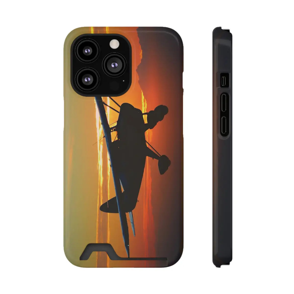 Stylish Airplane Phone Case with Card Holder - Perfect for Travel Lovers - Gifts pilots - Aviation apparel