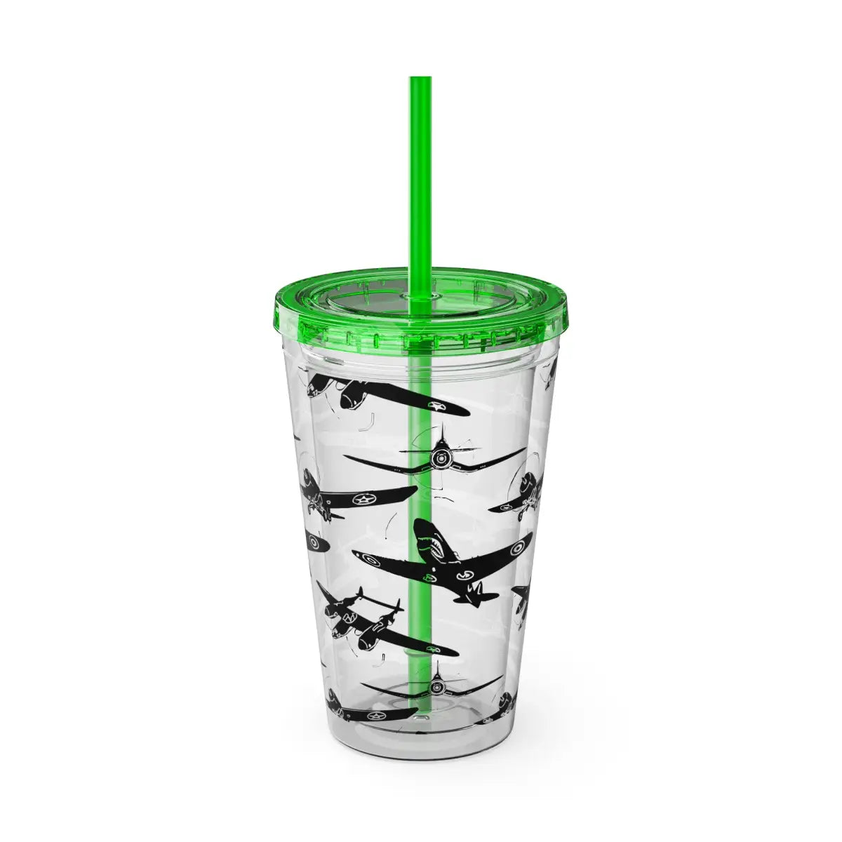 Sunsplash Tumbler with Straw 16oz - Mug - Gifts for pilots - Aviation apparel
