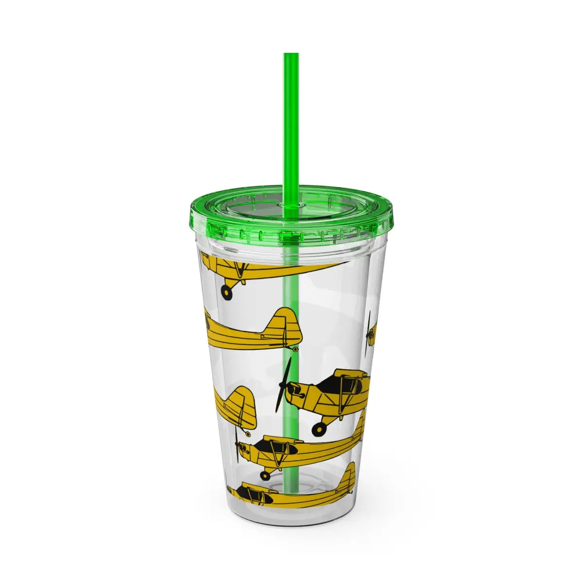 Sunsplash Tumbler with Straw 16oz - Mug - Gifts for pilots - Aviation apparel