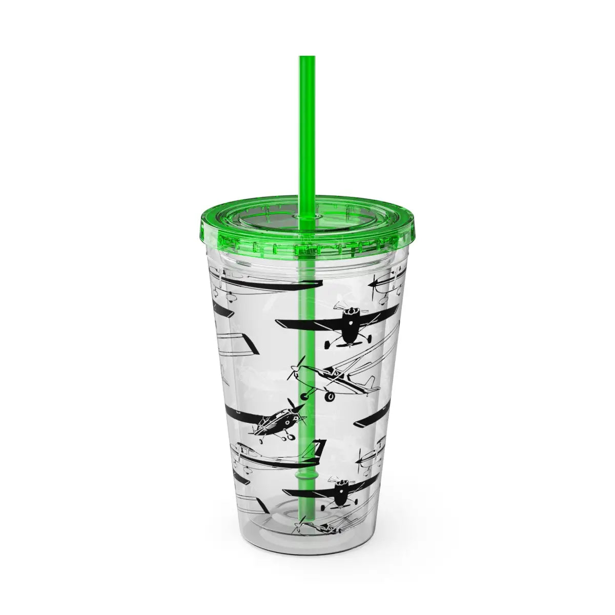 Sunsplash Tumbler with Straw 16oz - Mug - Gifts for pilots - Aviation apparel