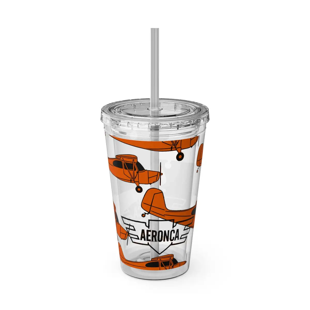 Sunsplash Tumbler with Straw 16oz - Mug - Gifts for pilots - Aviation apparel