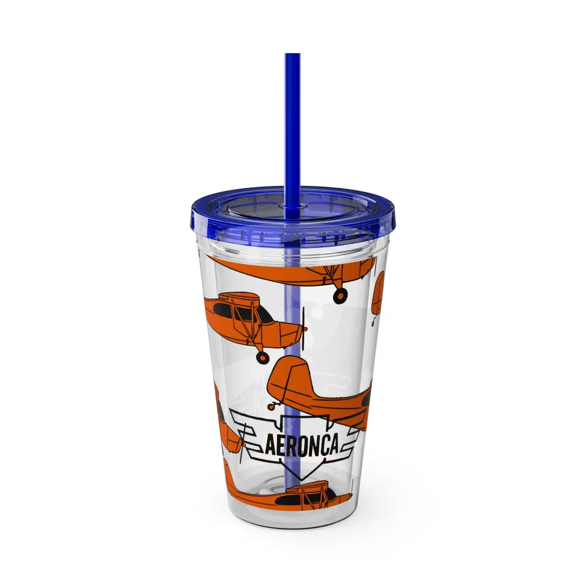 Sunsplash Tumbler with Straw 16oz - Mug - Gifts for pilots - Aviation apparel