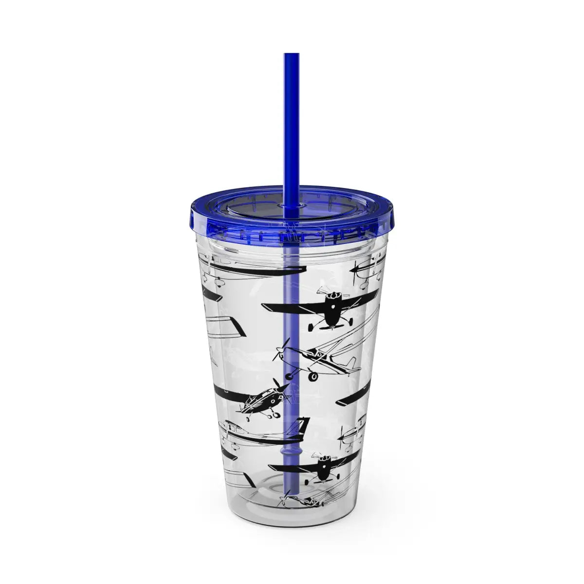 Sunsplash Tumbler with Straw 16oz - Mug - Gifts for pilots - Aviation apparel