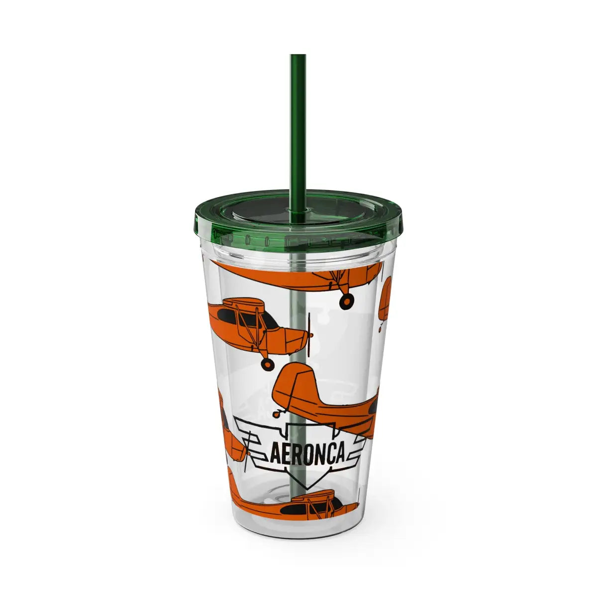 Sunsplash Tumbler with Straw 16oz - Mug - Gifts for pilots - Aviation apparel