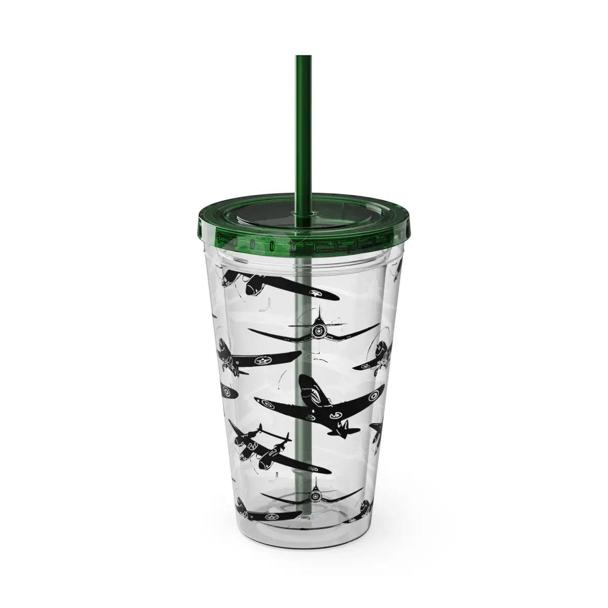 Sunsplash Tumbler with Straw 16oz - Mug - Gifts for pilots - Aviation apparel