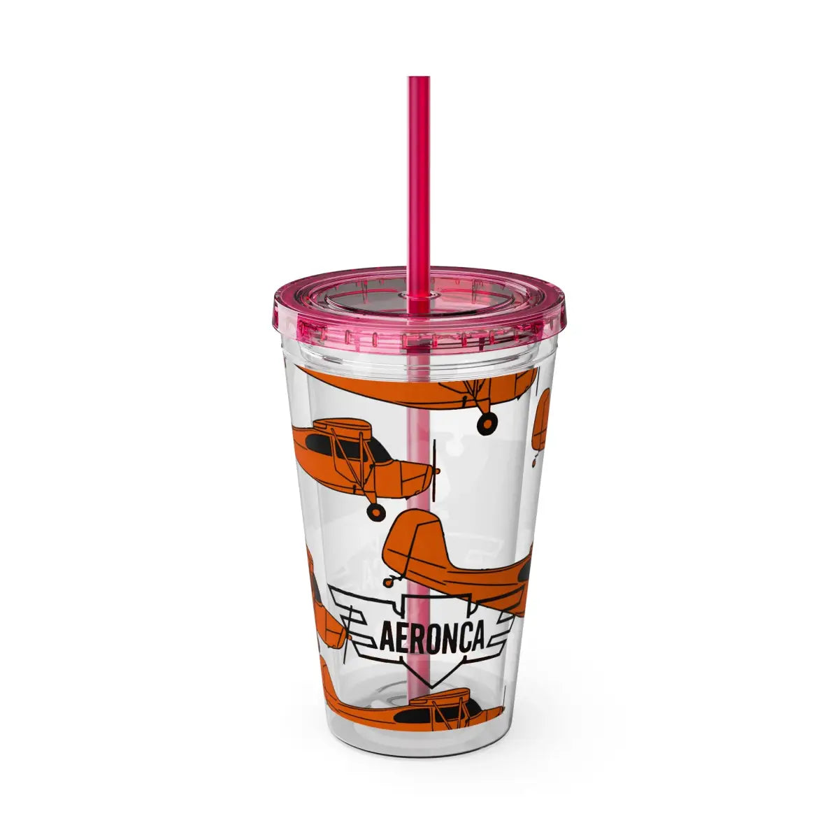 Sunsplash Tumbler with Straw 16oz - Mug - Gifts for pilots - Aviation apparel