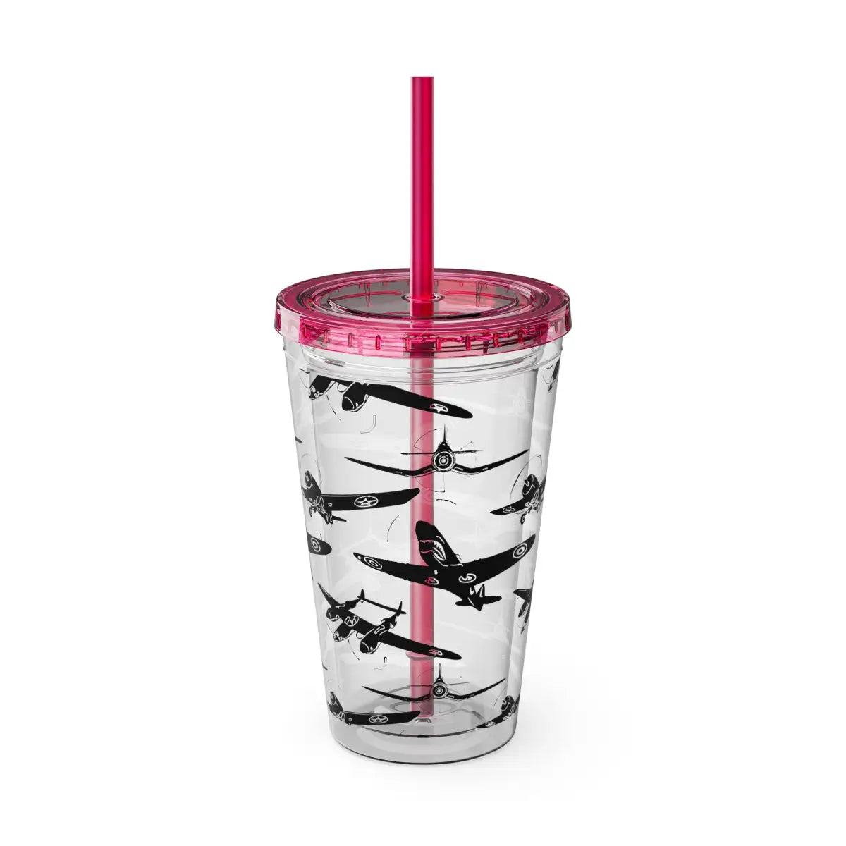Sunsplash Tumbler with Straw 16oz - Mug - Gifts for pilots - Aviation apparel