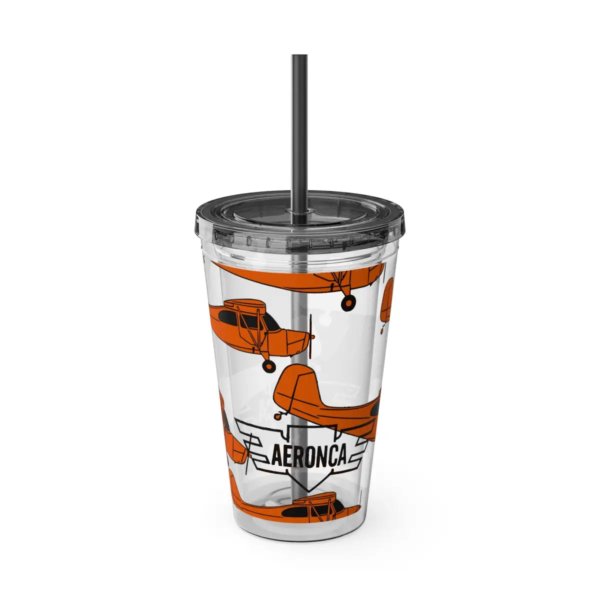 Sunsplash Tumbler with Straw 16oz - Mug - Gifts for pilots - Aviation apparel