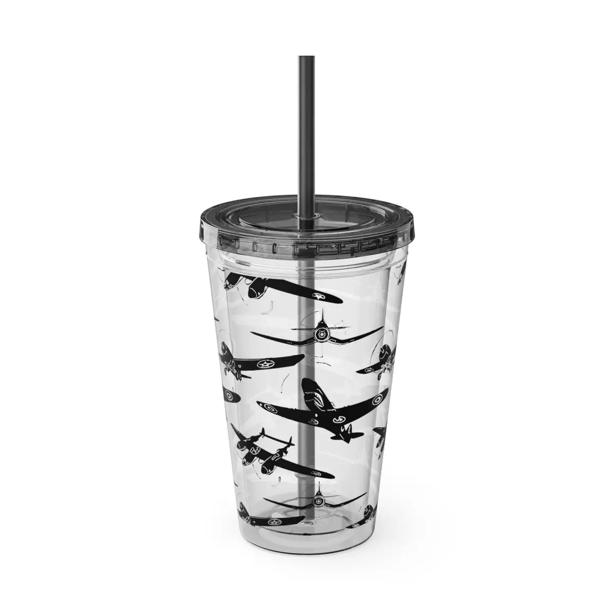 Sunsplash Tumbler with Straw 16oz - Mug - Gifts for pilots - Aviation apparel