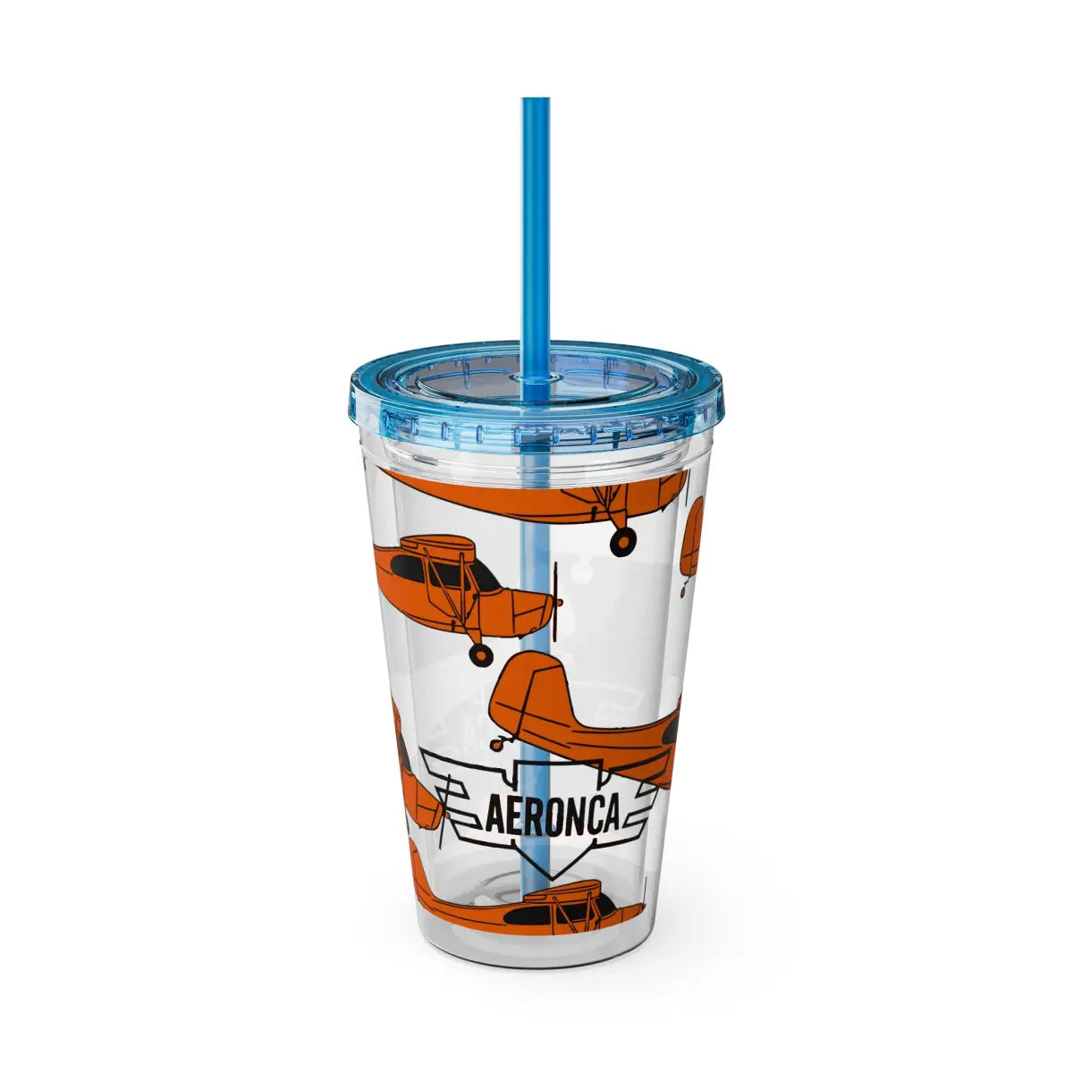 Sunsplash Tumbler with Straw 16oz - Mug - Gifts for pilots - Aviation apparel
