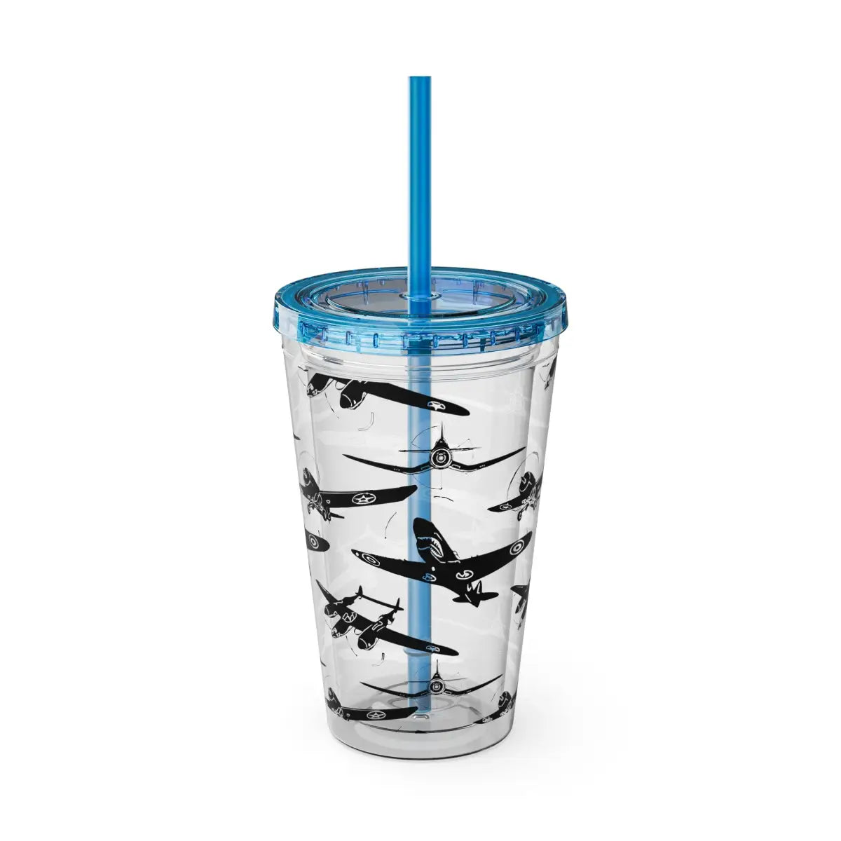 Sunsplash Tumbler with Straw 16oz - Mug - Gifts for pilots - Aviation apparel