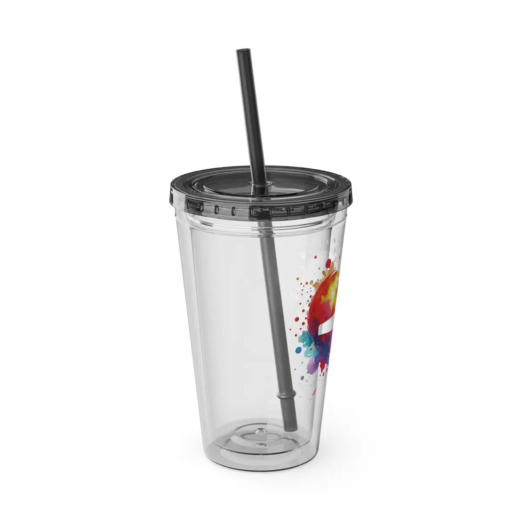 Sunsplash Tumbler with Straw 16oz - Mug - Gifts for pilots - Aviation apparel