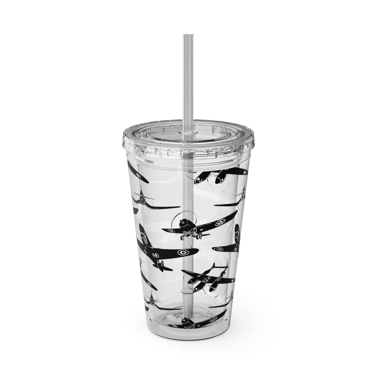 Sunsplash Tumbler with Straw 16oz - Mug - Gifts for pilots - Aviation apparel