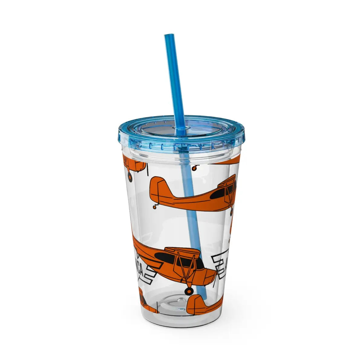 Sunsplash Tumbler with Straw 16oz - Mug - Gifts for pilots - Aviation apparel