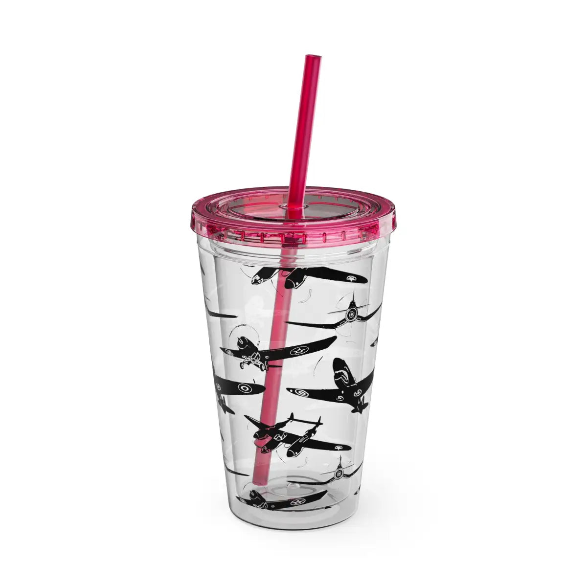 Sunsplash Tumbler with Straw 16oz - Mug - Gifts for pilots - Aviation apparel
