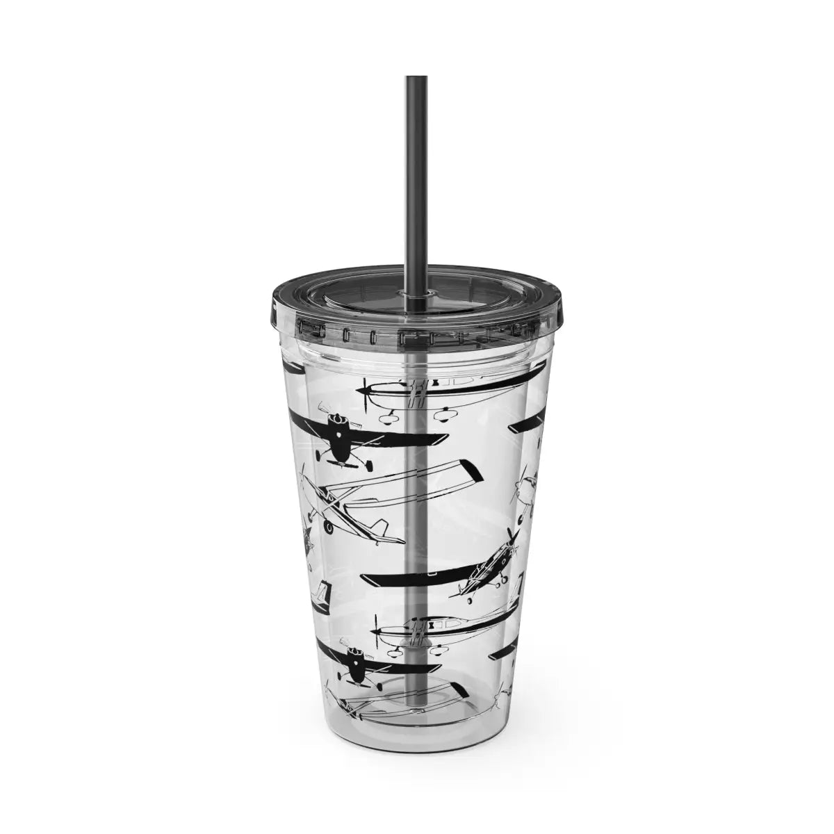 Sunsplash Tumbler with Straw 16oz - Mug - Gifts for pilots - Aviation apparel