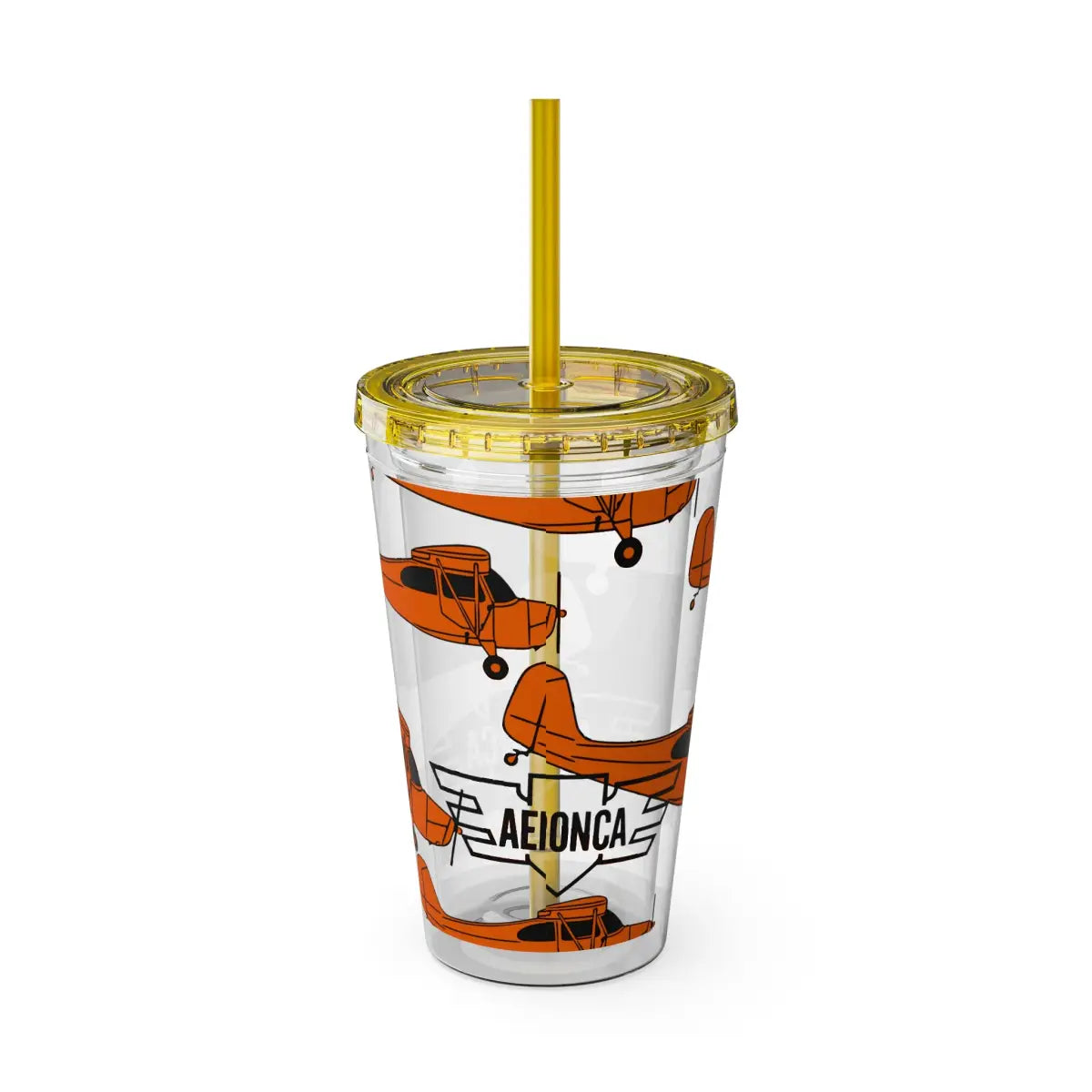 Sunsplash Tumbler with Straw 16oz - Mug - Gifts for pilots - Aviation apparel