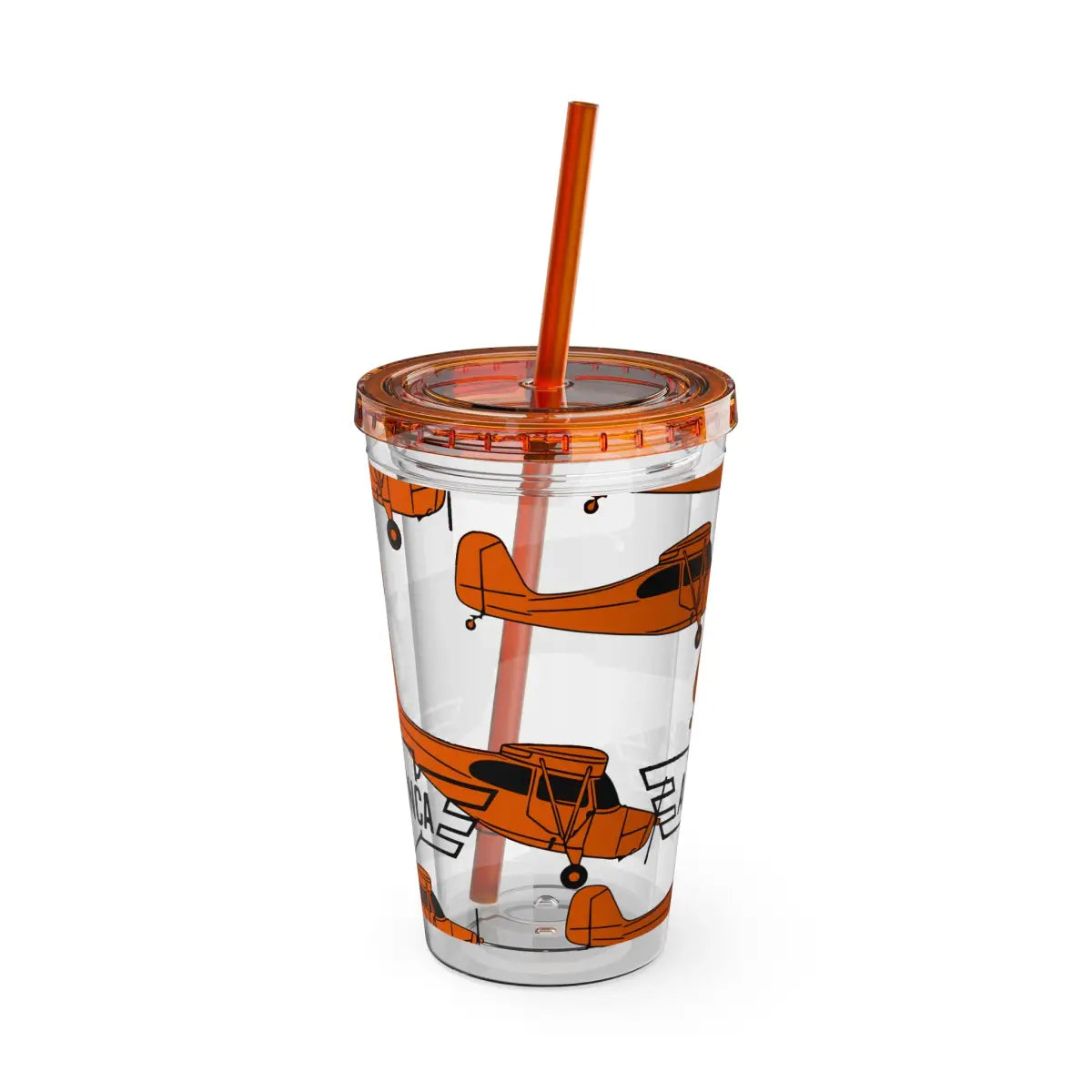 Sunsplash Tumbler with Straw 16oz - Mug - Gifts for pilots - Aviation apparel
