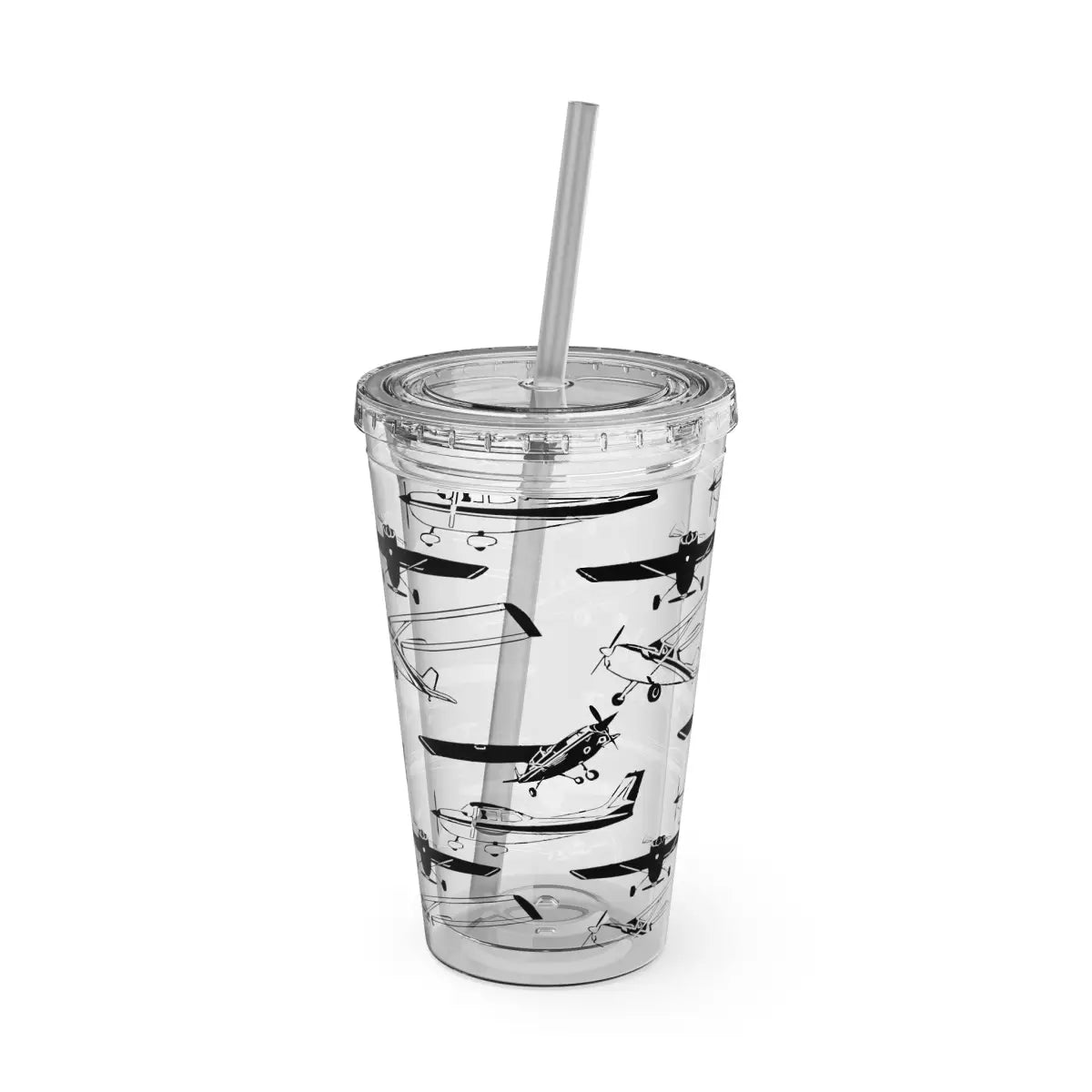 Sunsplash Tumbler with Straw 16oz - Mug - Gifts for pilots - Aviation apparel