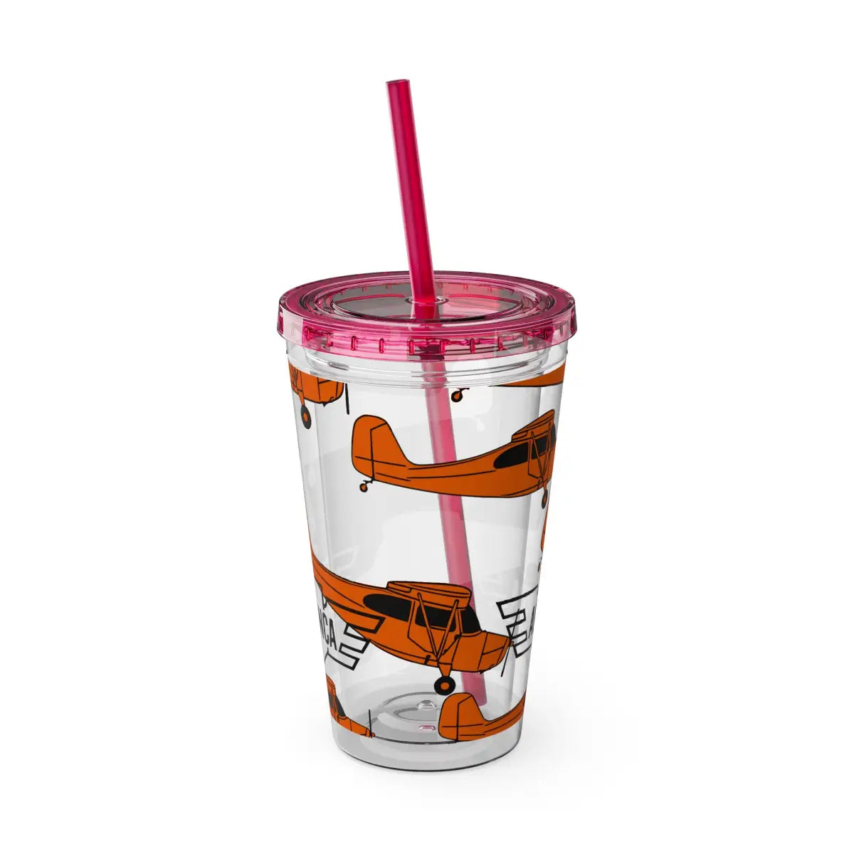 Sunsplash Tumbler with Straw 16oz - Mug - Gifts for pilots - Aviation apparel