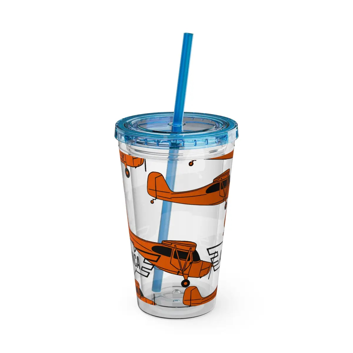 Sunsplash Tumbler with Straw 16oz - Mug - Gifts for pilots - Aviation apparel