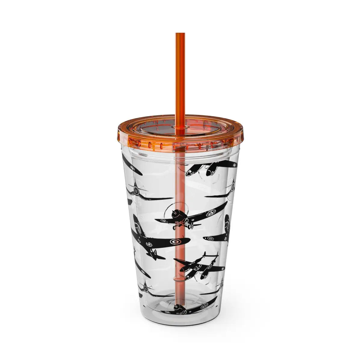 Sunsplash Tumbler with Straw 16oz - Mug - Gifts for pilots - Aviation apparel