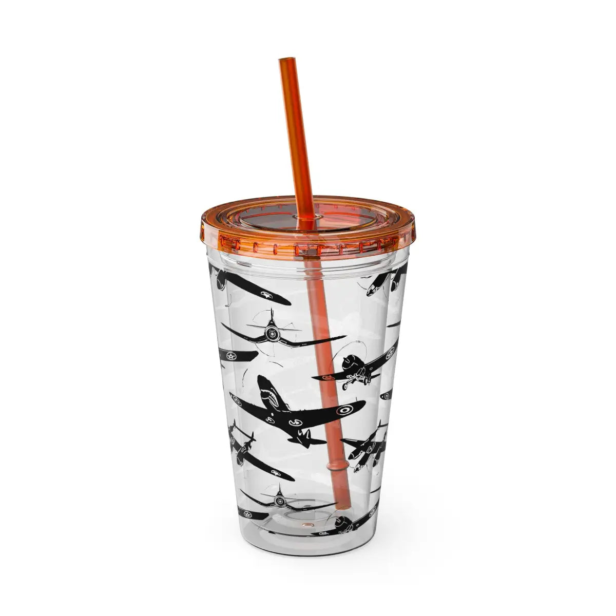 Sunsplash Tumbler with Straw 16oz - Mug - Gifts for pilots - Aviation apparel