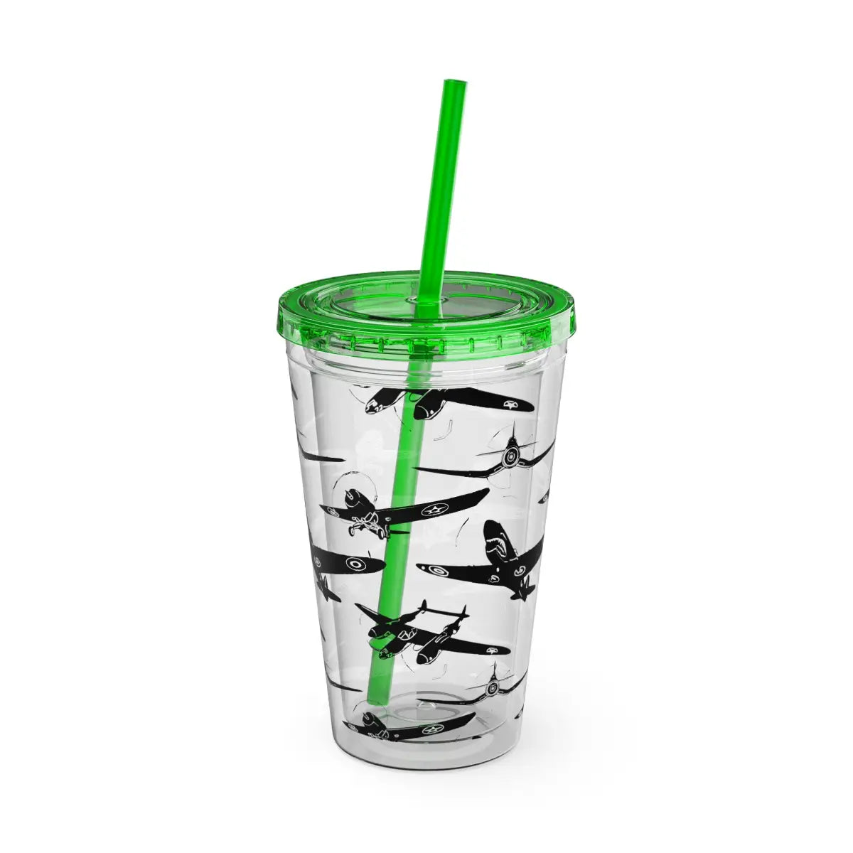 Sunsplash Tumbler with Straw 16oz - Mug - Gifts for pilots - Aviation apparel