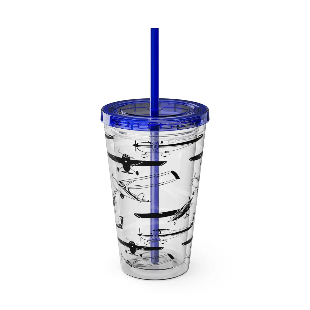 Sunsplash Tumbler with Straw 16oz - Mug - Gifts for pilots - Aviation apparel