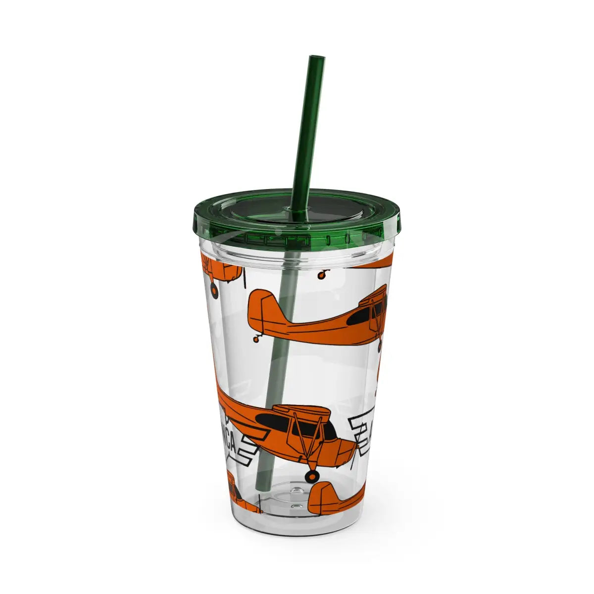 Sunsplash Tumbler with Straw 16oz - Mug - Gifts for pilots - Aviation apparel