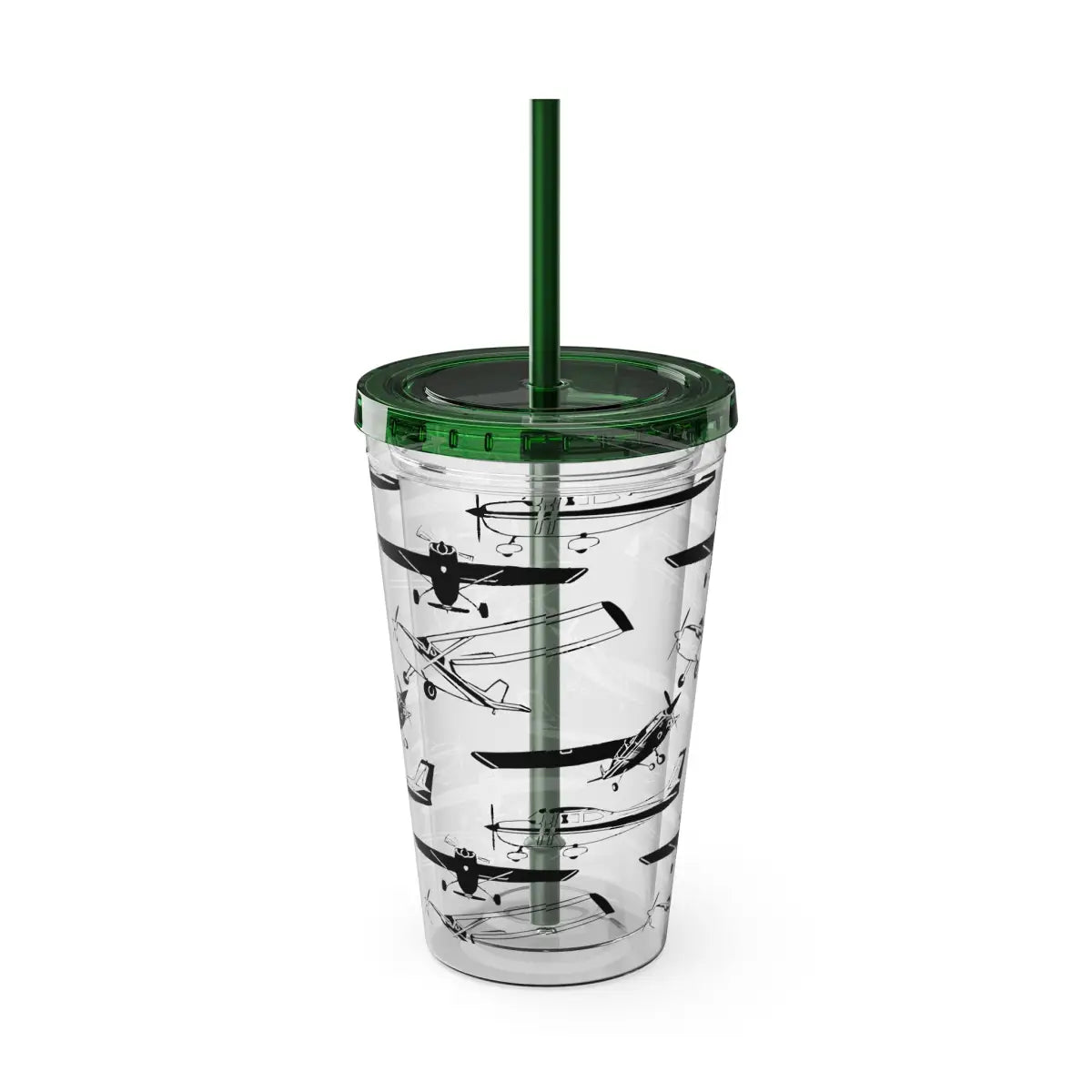 Sunsplash Tumbler with Straw 16oz - Mug - Gifts for pilots - Aviation apparel