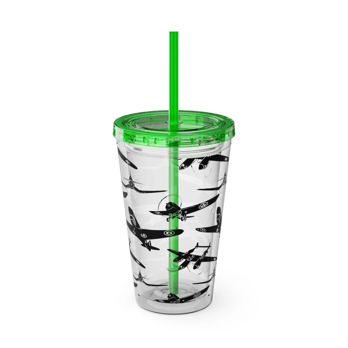 Sunsplash Tumbler with Straw 16oz - Mug - Gifts for pilots - Aviation apparel
