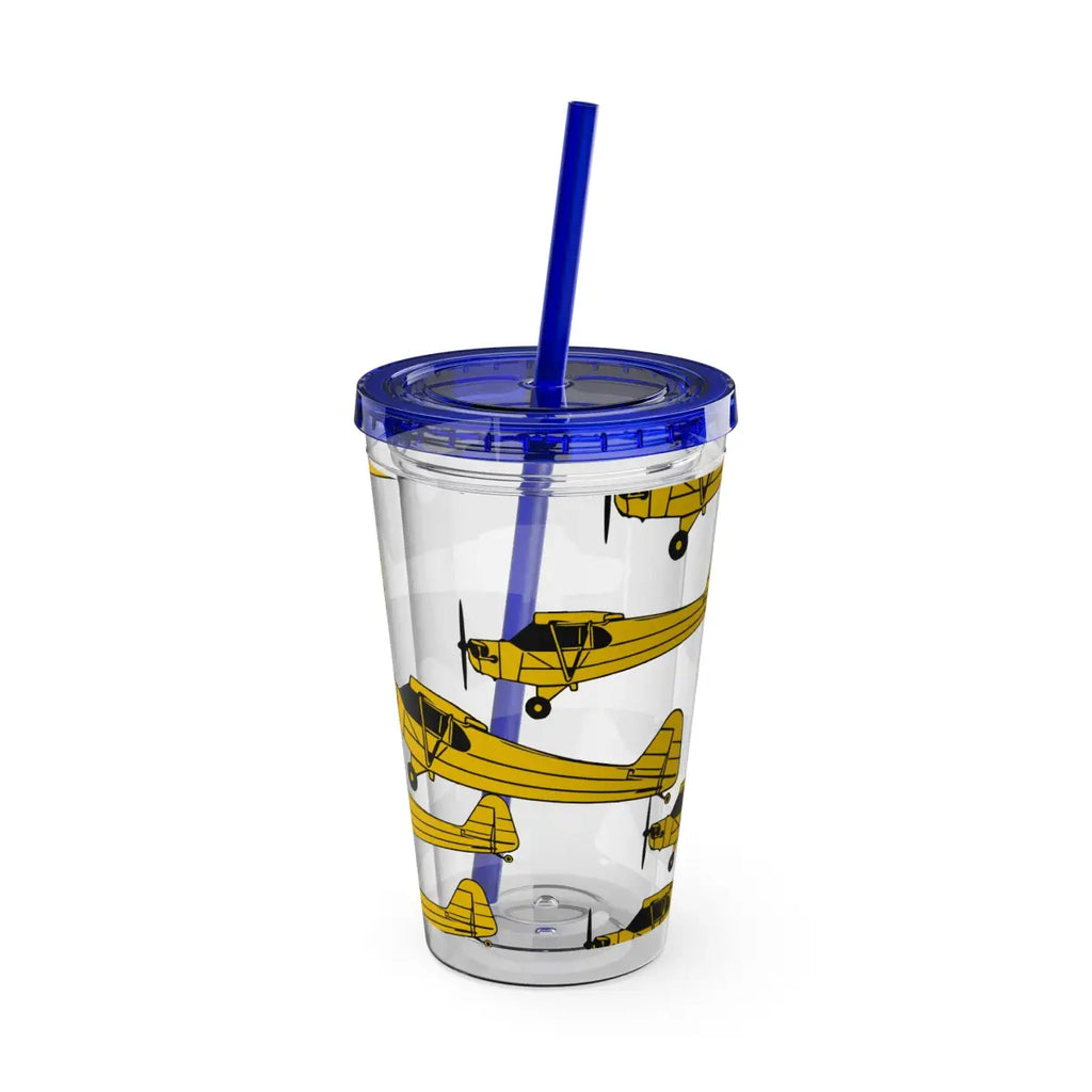 Sunsplash Tumbler with Straw 16oz - Mug - Gifts for pilots - Aviation apparel