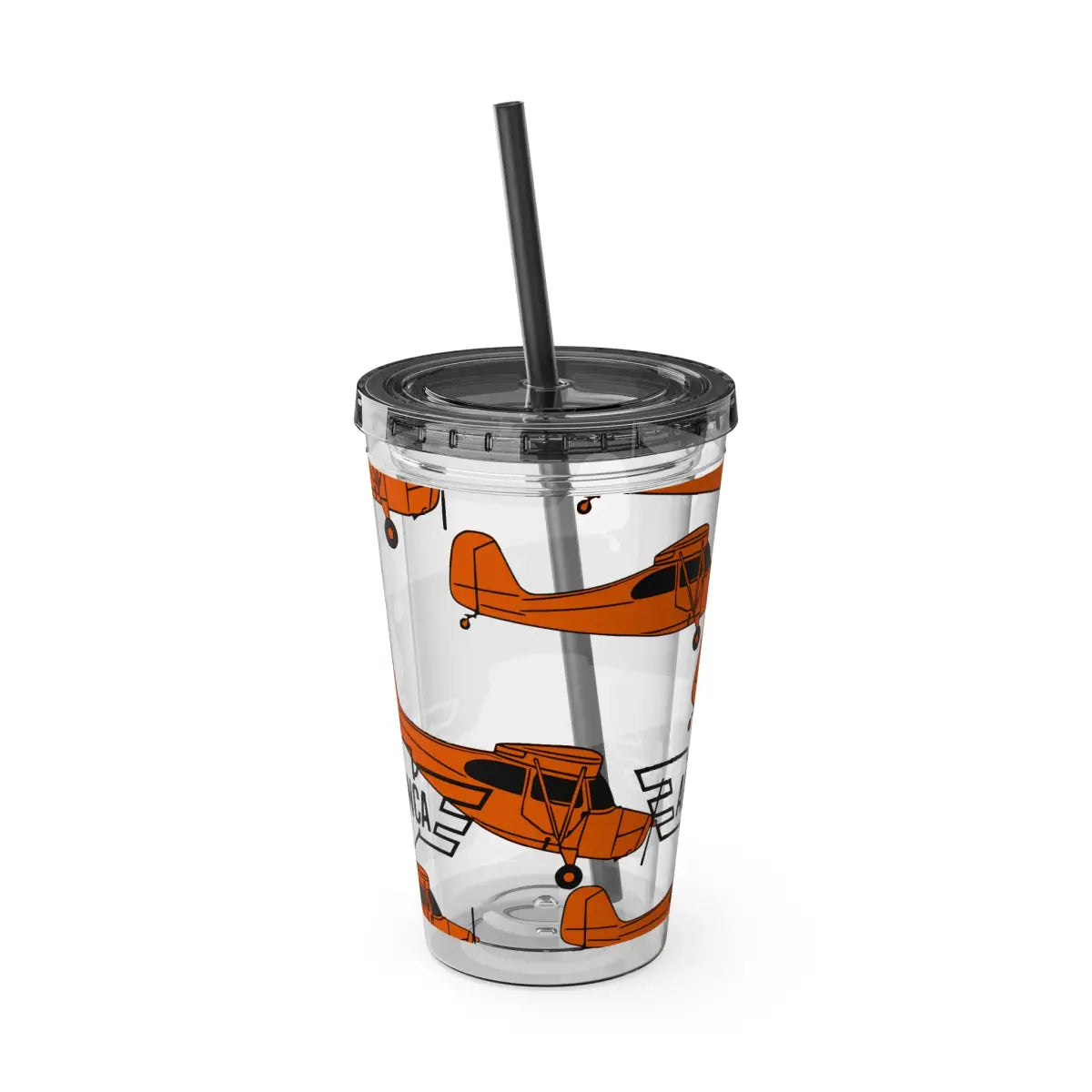 Sunsplash Tumbler with Straw 16oz - Mug - Gifts for pilots - Aviation apparel