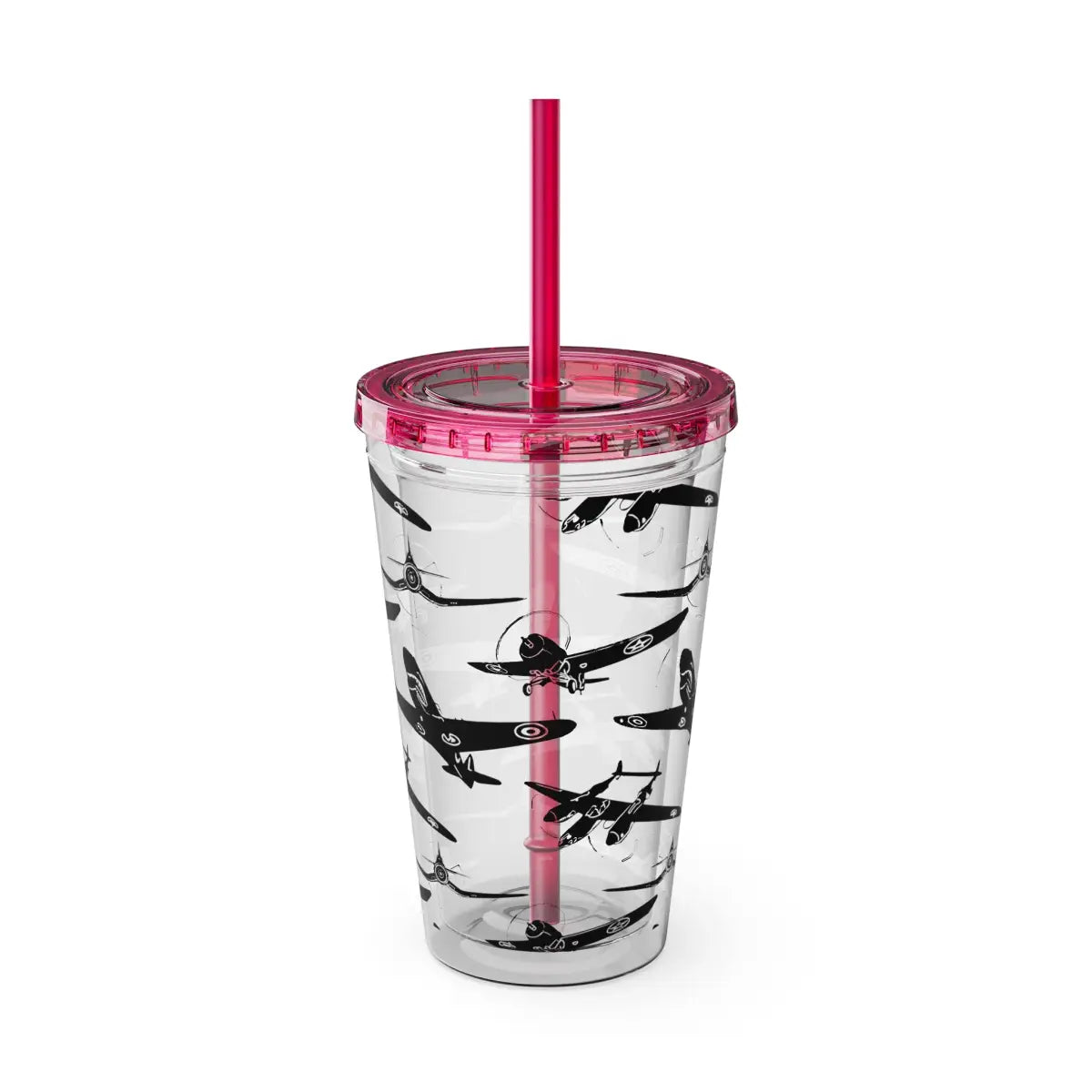Sunsplash Tumbler with Straw 16oz - Mug - Gifts for pilots - Aviation apparel