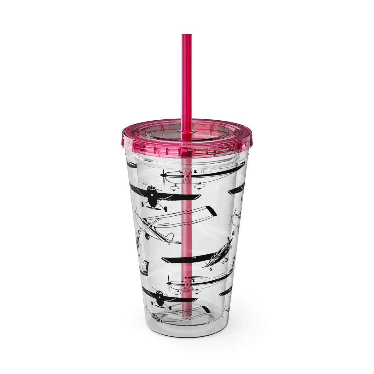 Sunsplash Tumbler with Straw 16oz - Mug - Gifts for pilots - Aviation apparel