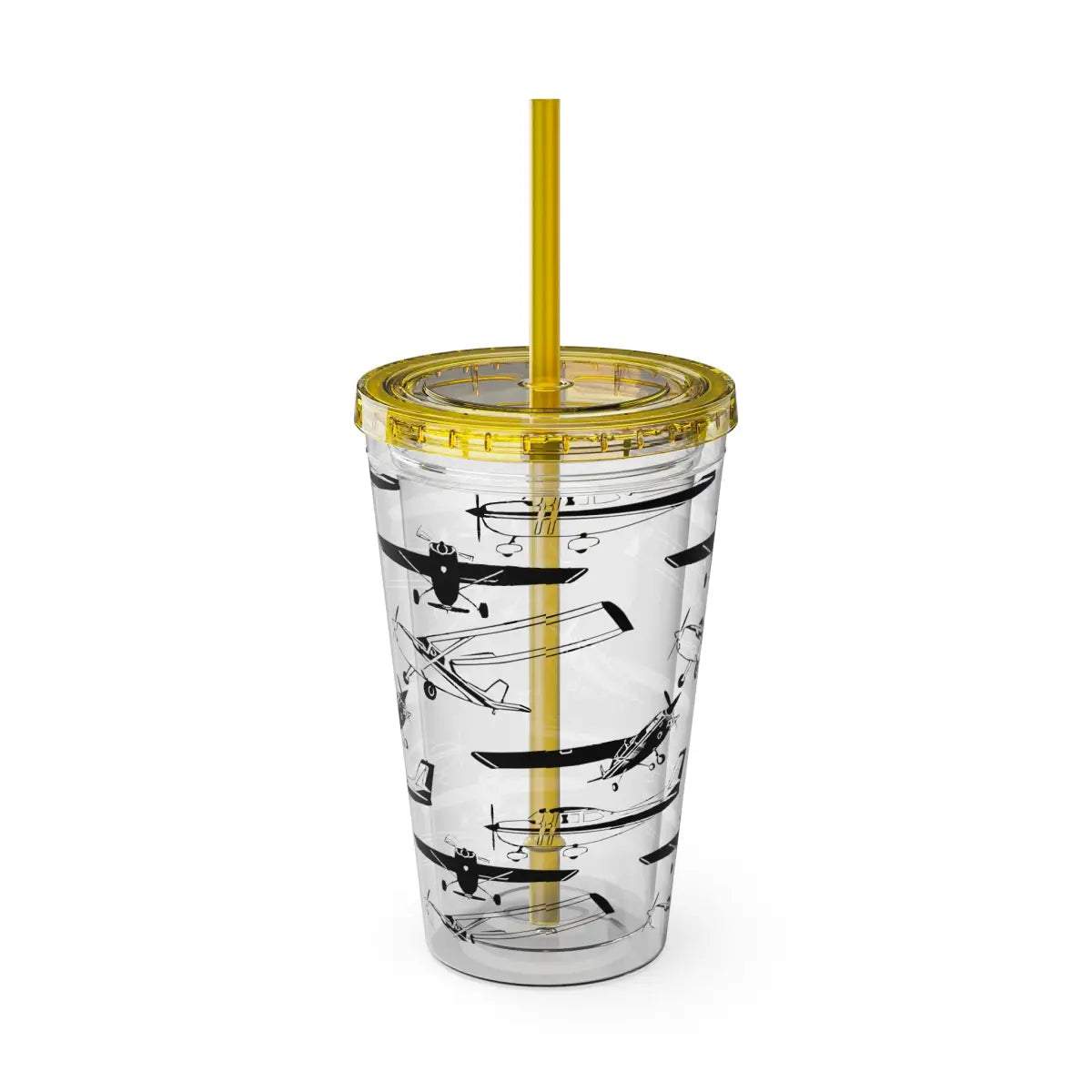 Sunsplash Tumbler with Straw 16oz - Mug - Gifts for pilots - Aviation apparel