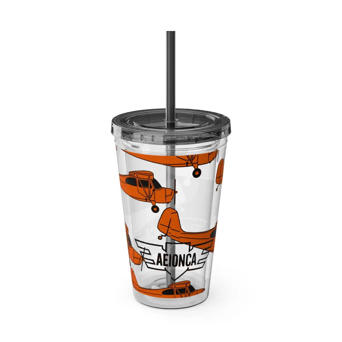 Sunsplash Tumbler with Straw 16oz - Mug - Gifts for pilots - Aviation apparel