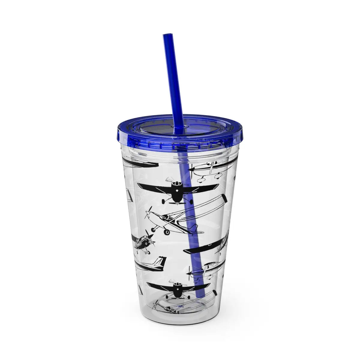 Sunsplash Tumbler with Straw 16oz - Mug - Gifts for pilots - Aviation apparel