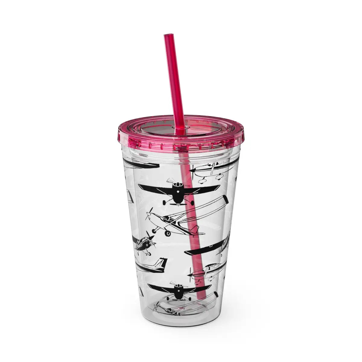 Sunsplash Tumbler with Straw 16oz - Mug - Gifts for pilots - Aviation apparel