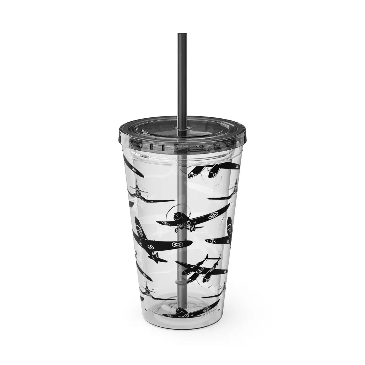 Sunsplash Tumbler with Straw 16oz - Mug - Gifts for pilots - Aviation apparel