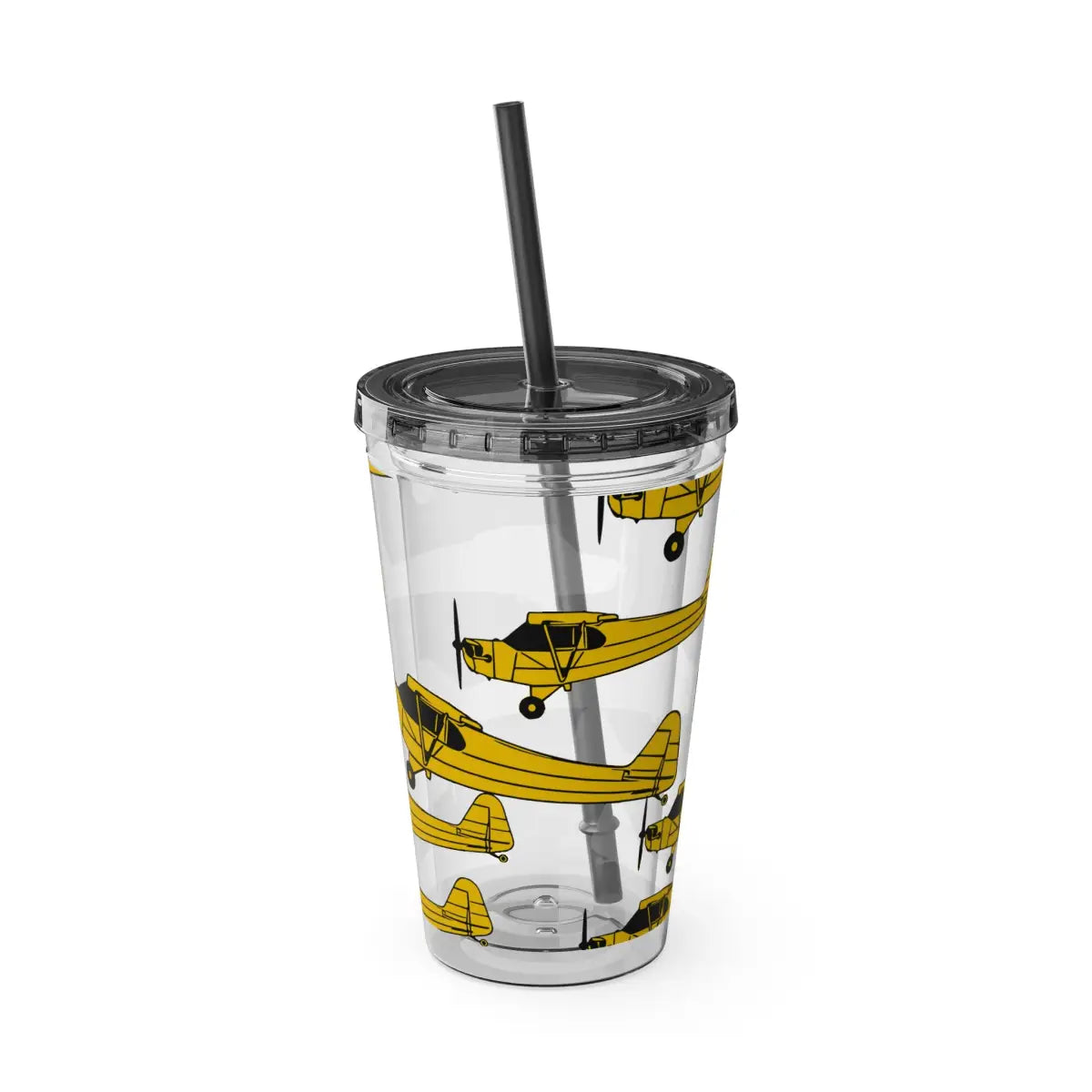 Sunsplash Tumbler with Straw 16oz - Mug - Gifts for pilots - Aviation apparel
