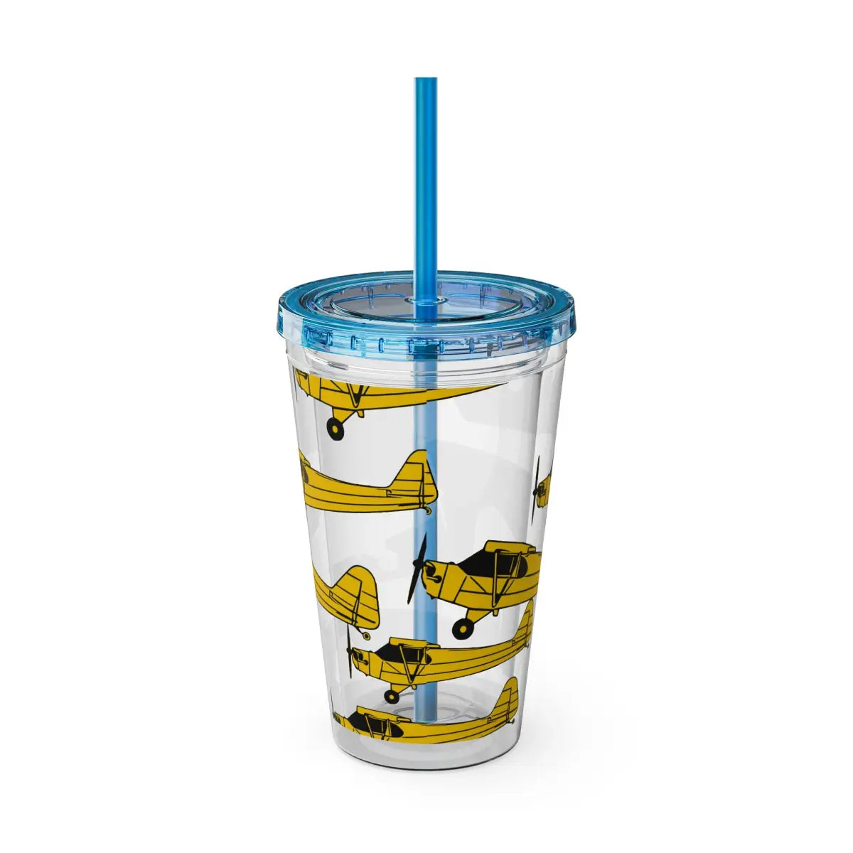 Sunsplash Tumbler with Straw 16oz - Mug - Gifts for pilots - Aviation apparel