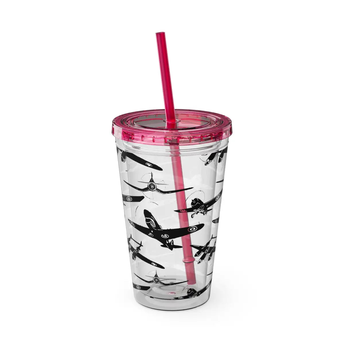 Sunsplash Tumbler with Straw 16oz - Mug - Gifts for pilots - Aviation apparel