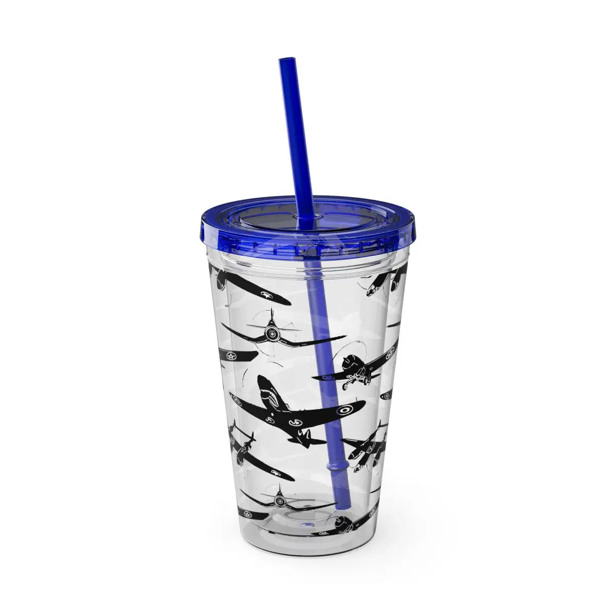 Sunsplash Tumbler with Straw 16oz - Mug - Gifts for pilots - Aviation apparel