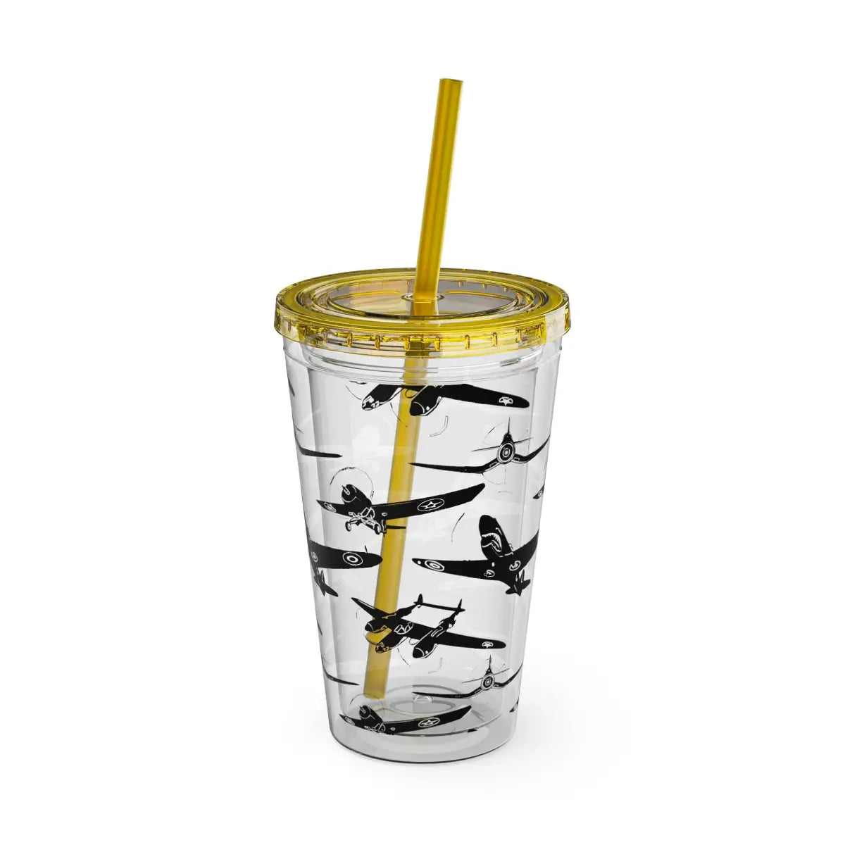 Sunsplash Tumbler with Straw 16oz - Mug - Gifts for pilots - Aviation apparel