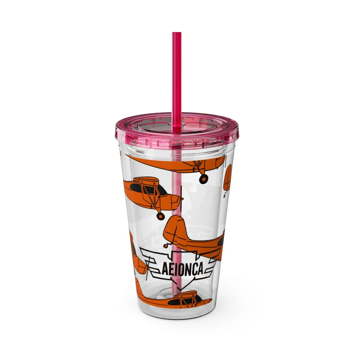 Sunsplash Tumbler with Straw 16oz - Mug - Gifts for pilots - Aviation apparel