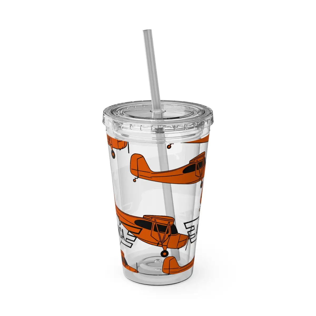 Sunsplash Tumbler with Straw 16oz - Mug - Gifts for pilots - Aviation apparel